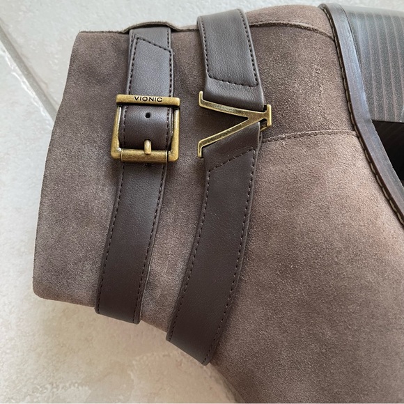Vionic Mana suede ankle boots booties size 9 - Picture 8 of 12
